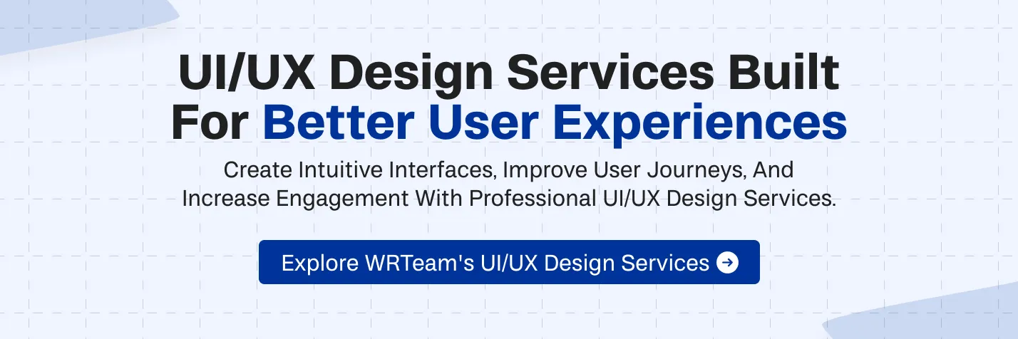 WRTeam UI/UX Design Services Banner Image